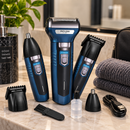Kemei 3 em 1: Barba, Cabelo e Nariz
