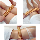 Rolo Bastao Massageador Manual Modelador Vara Thai Relaxante Muscular Maderoterapia Tratamento Celulite madeira